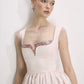 Leanne Satin Mini Dress in Sorbet