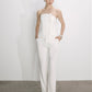 Odyle Crepe Bustier in Blanche