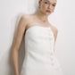 Odyle Crepe Bustier in Blanche