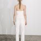 Odyle Crepe Bustier in Blanche