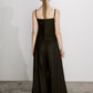 Mui Wide Leg Linen Trousers in Black