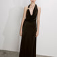 Dakota Long Jersey Dress in Black