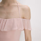 Evie Mini Dress in Tender Peach