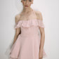 Evie Mini Dress in Tender Peach