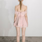Evie Mini Dress in Tender Peach