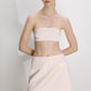 Marde A-Line Mini Skirt in Cloud Pink