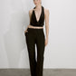 Franca Jersey Blouse in Black