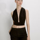 Ines Jersey Blouse in Black
