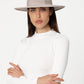 Alvossi Fedora Felt Hat in Grey Color
