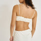 Top Cropped puffed (Limited Edition) Off White- Carmen