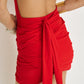 Mini gathered skirt (Limited Edition) Red - Ana