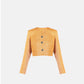 Cropped jacket Betsy in Orange