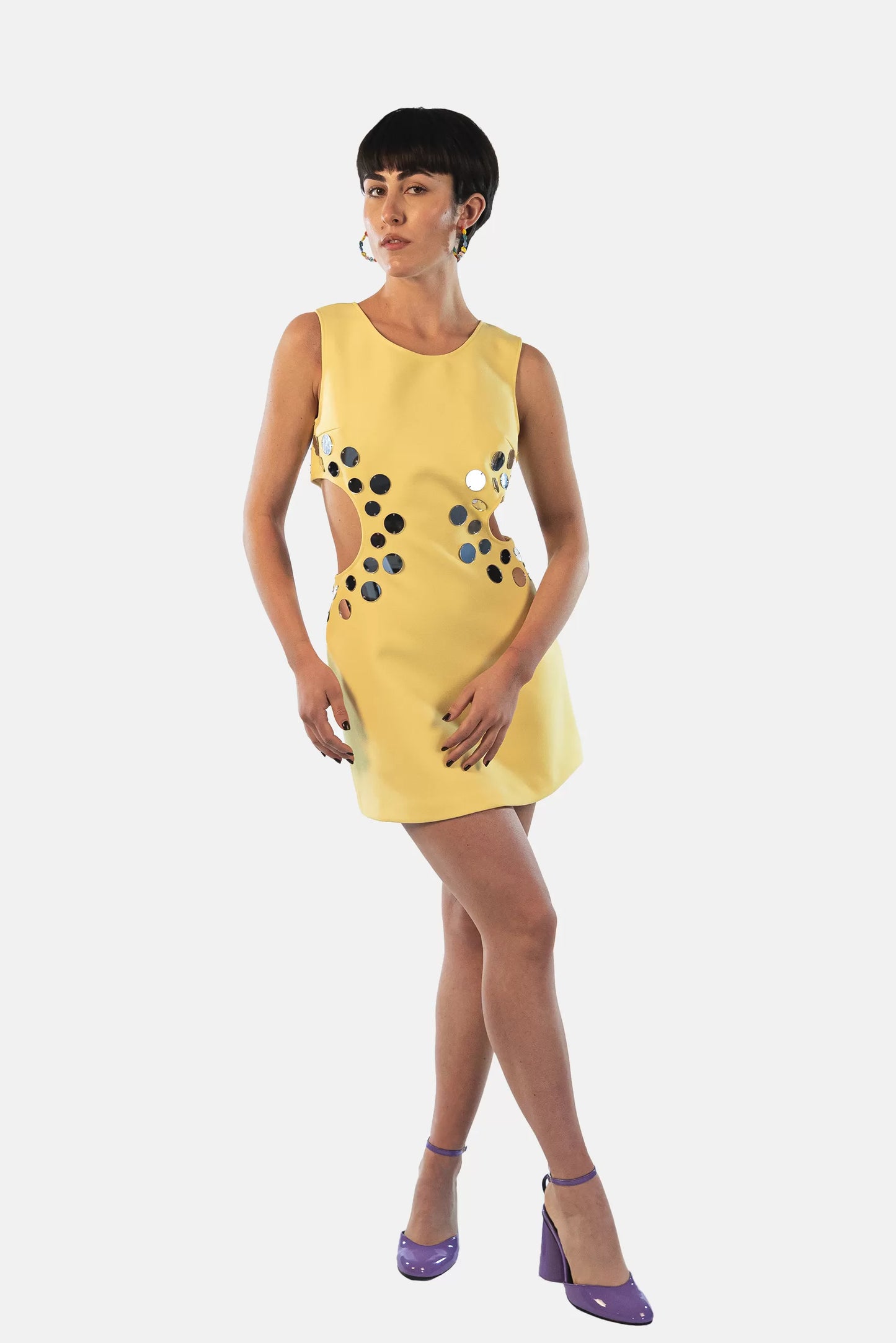 Mini Dress Twiggy in Yellow