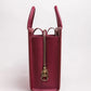 Qosmic Metis Nebula - burgundy briefcase - lateral view