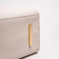 Qosmic Metis Moonstone - cream briefcase - base view