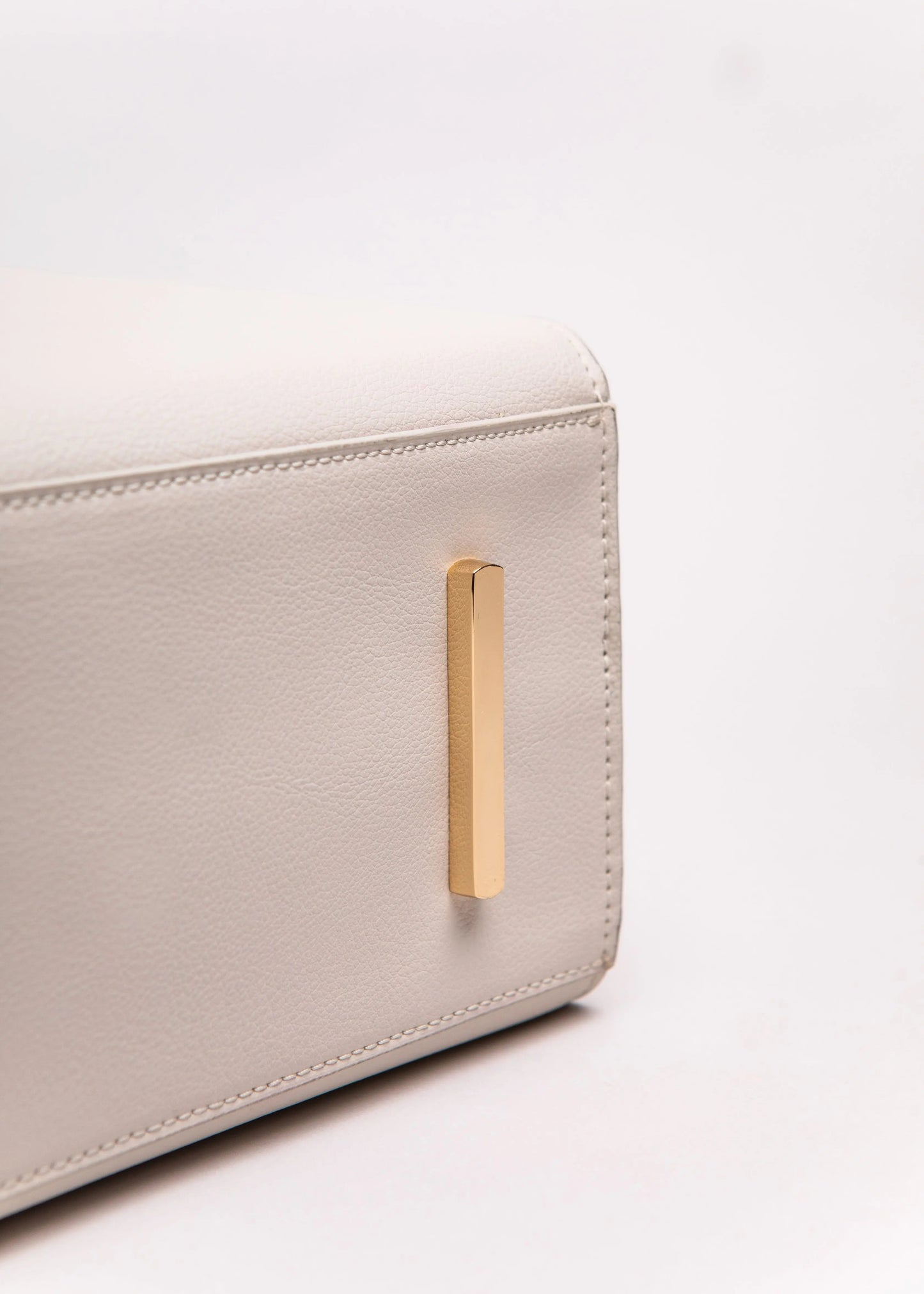 Qosmic Metis Moonstone - cream briefcase - base view