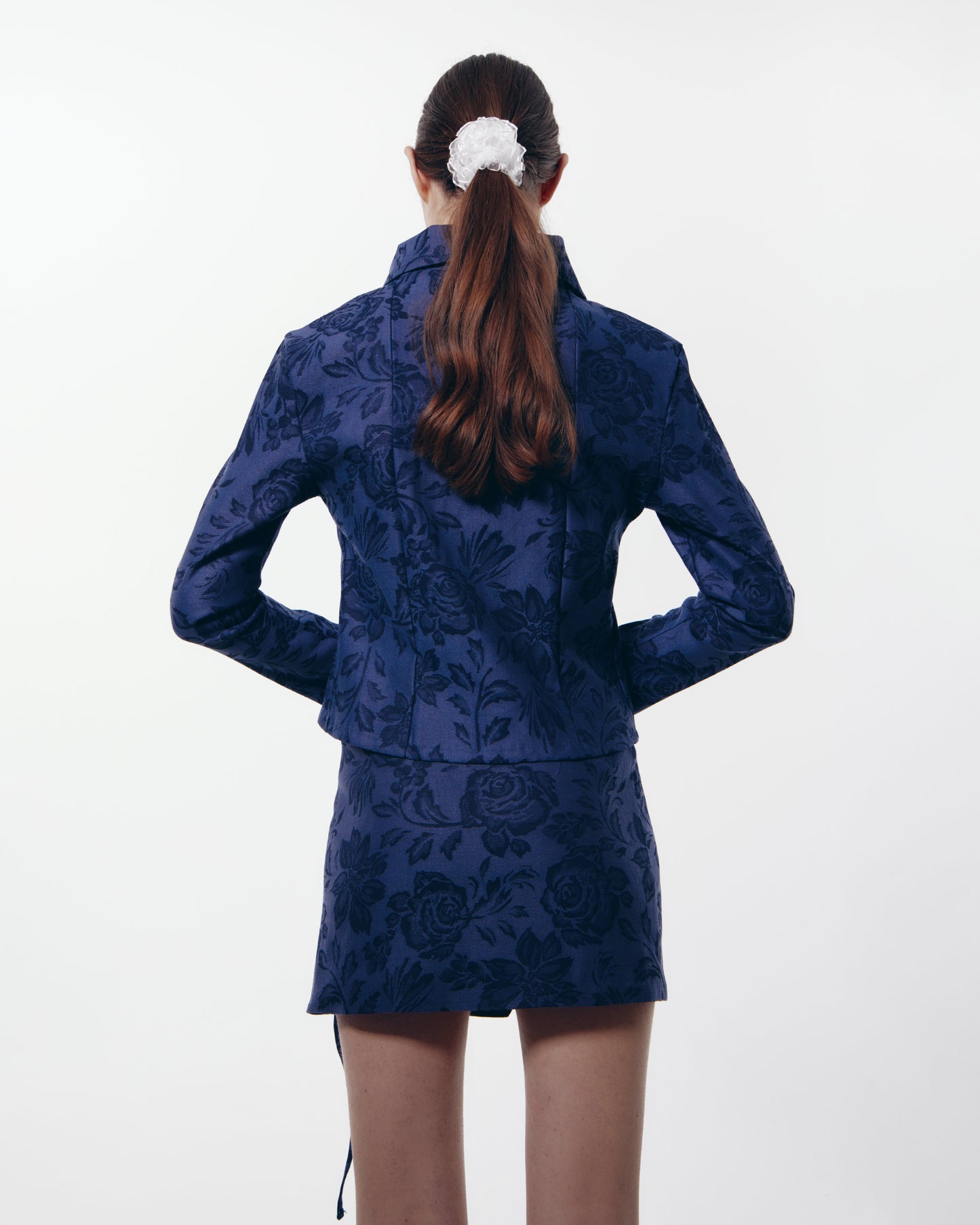 Denim Jacquard Jacket