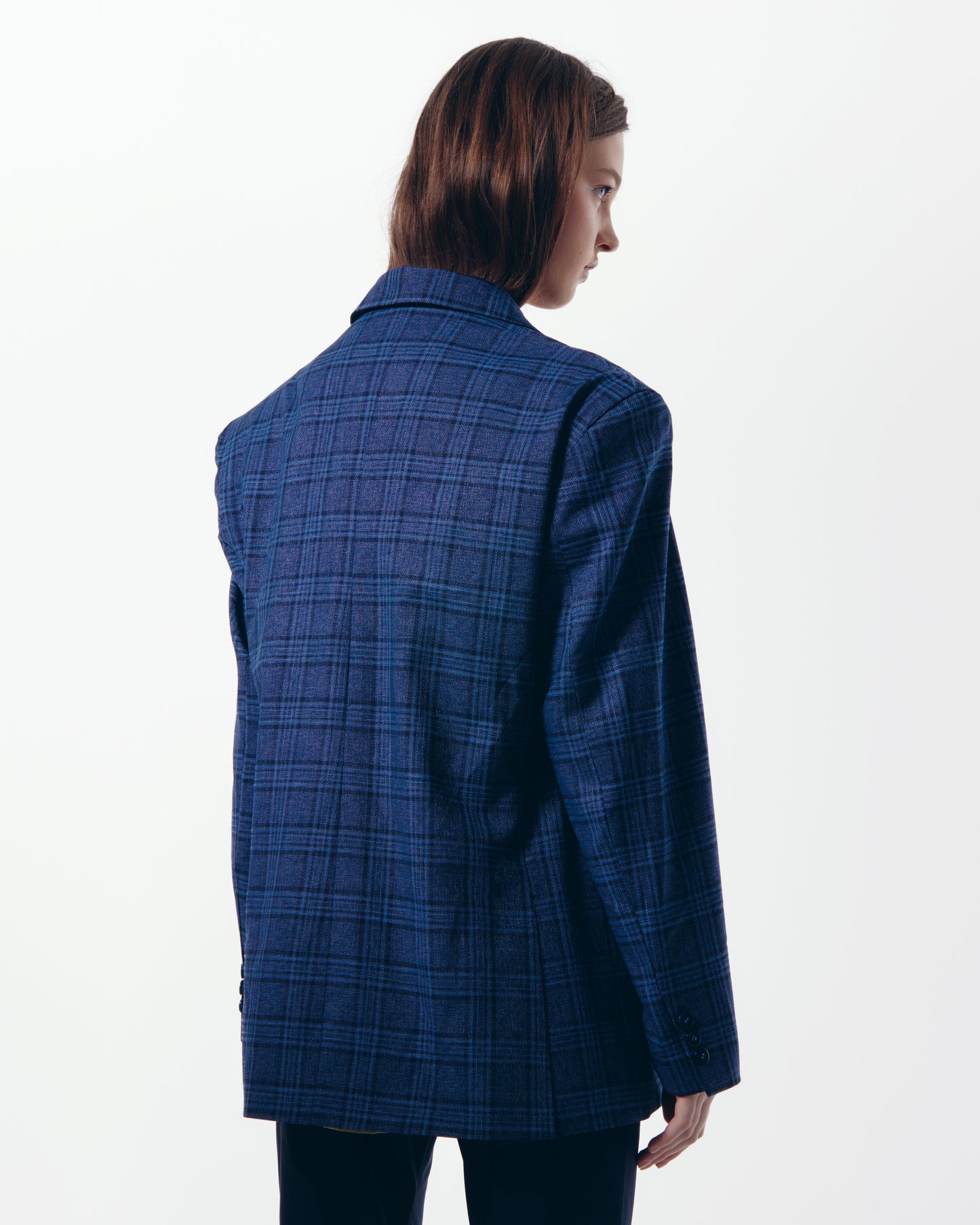 Amaris checked blazer.