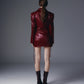 Keket acetate coating dress (Maroon).