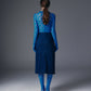 Elisabeta elastic lace jumpsuit (Blue).