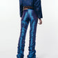 Iris iridescent trousers.