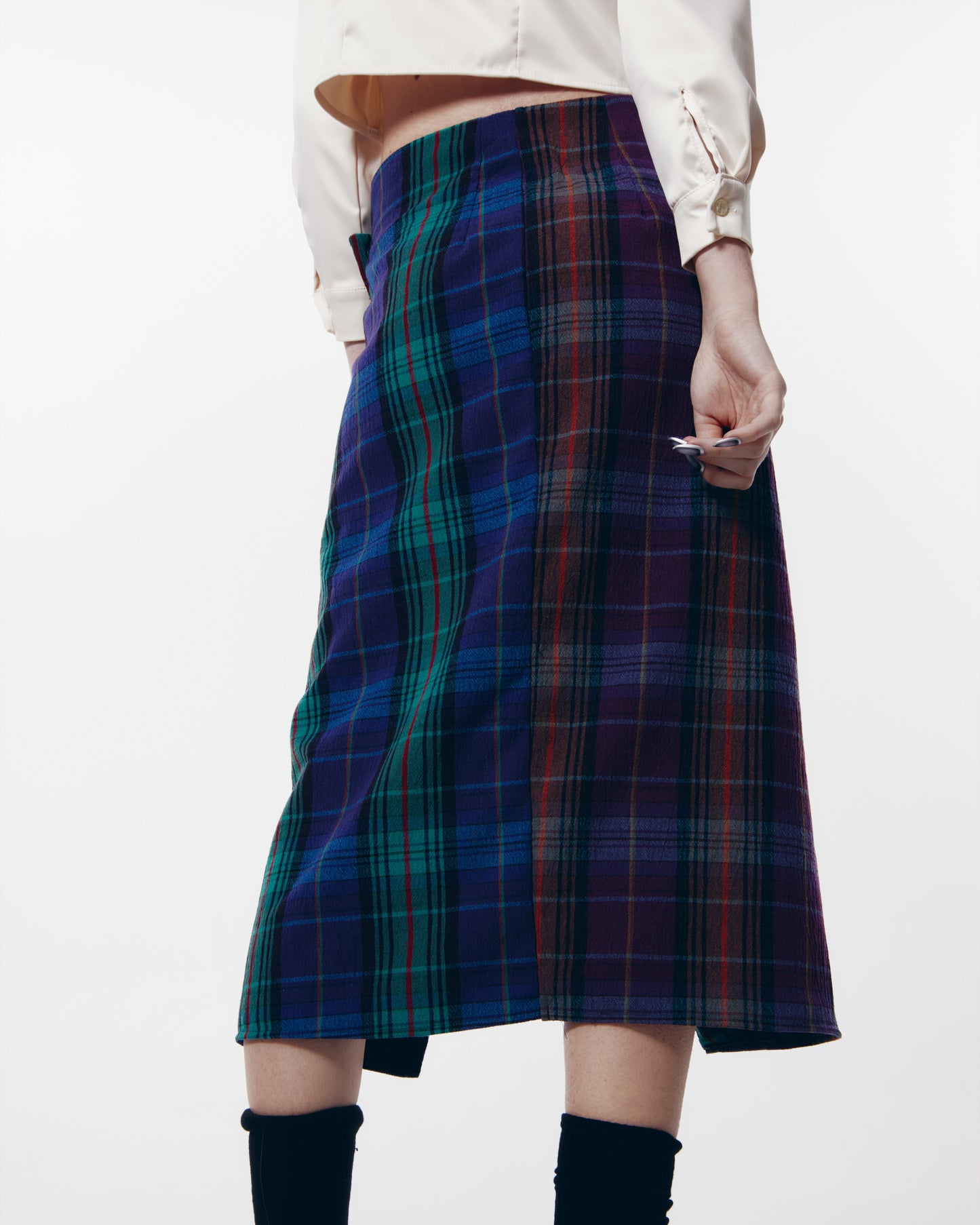 Celeste woollen skirt