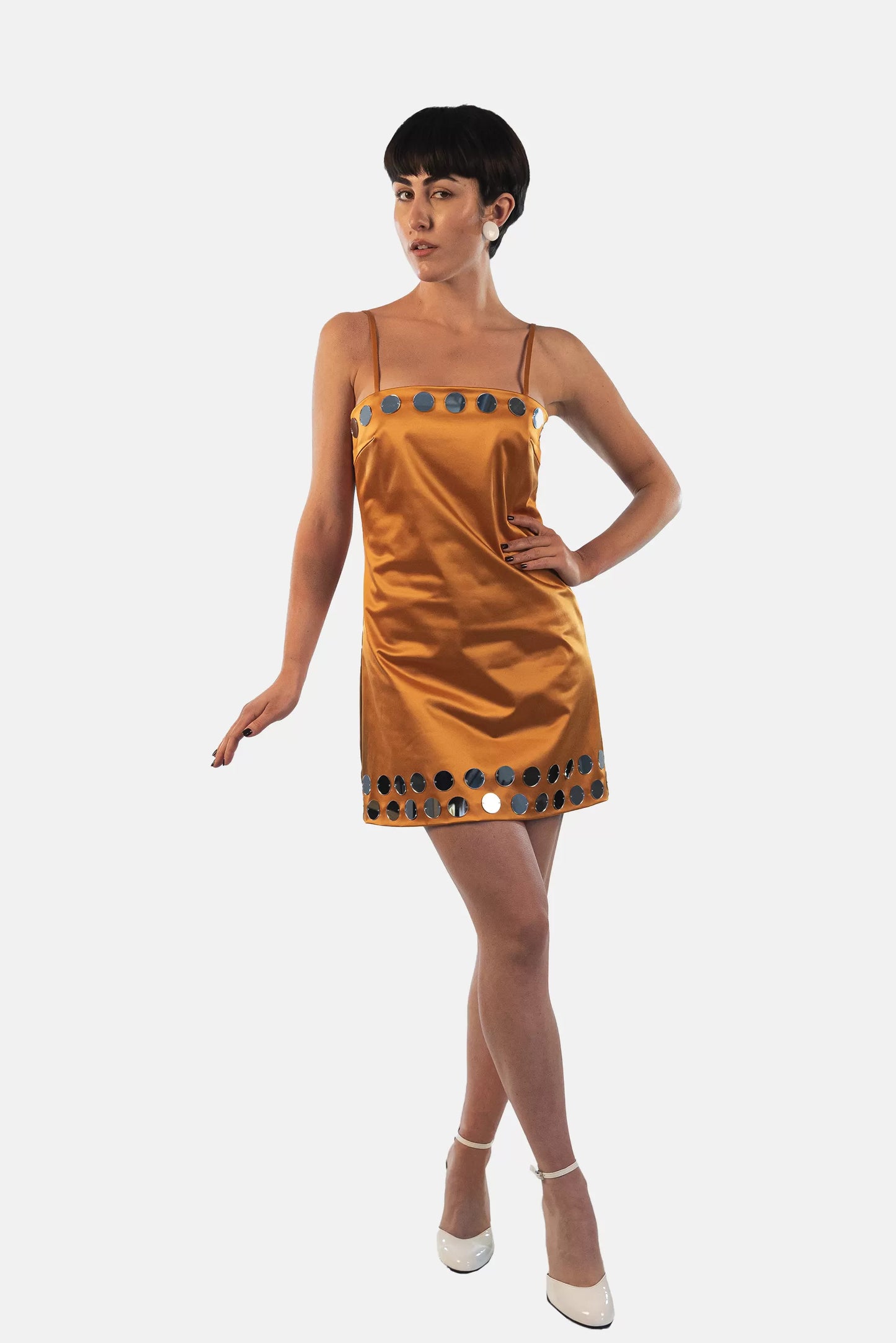 Mini Dress Olivia in Apricot