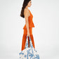 Elios Palm-Printed Linen Beach Bag