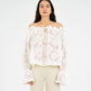 Joy Mesh White Top