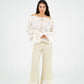 Joy Mesh White Top