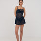 Nyx Blue Lace Mini Dress