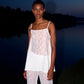 Luna White Lace Pants