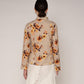 Juliette Floral Print Ribbon Blouse