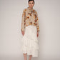 Juliette Floral Print Ribbon Blouse