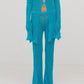 Saint Knit Blue Maxi Pants