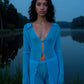 Saint Knit Blue Maxi Pants