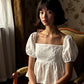 Vera Embroidered White Top