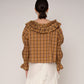 Tartine Plaid Print Blouse