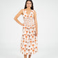 Leora Palm-Printed Dress