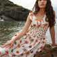 Leora Palm-Printed Dress