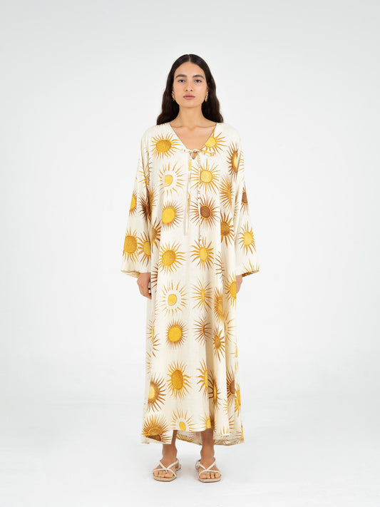 Marisol Sun-Printed Maxi Dress