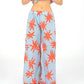 Magician Floral Print Blue Pants