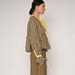 Striped Starlit Yellow Blouse