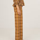Tartine Plaid Print Jeans