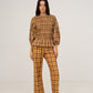 Tartine Plaid Print Jeans
