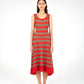 Sage Striped Knit Dress