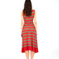 Sage Striped Knit Dress