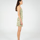 Master Green Paisley-Style Print Mini Dress