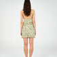 Master Green Paisley-Style Print Mini Dress