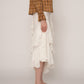 Mousse White Midi Skirt